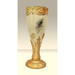 Royal Worcester Goblet James Stinton Vase