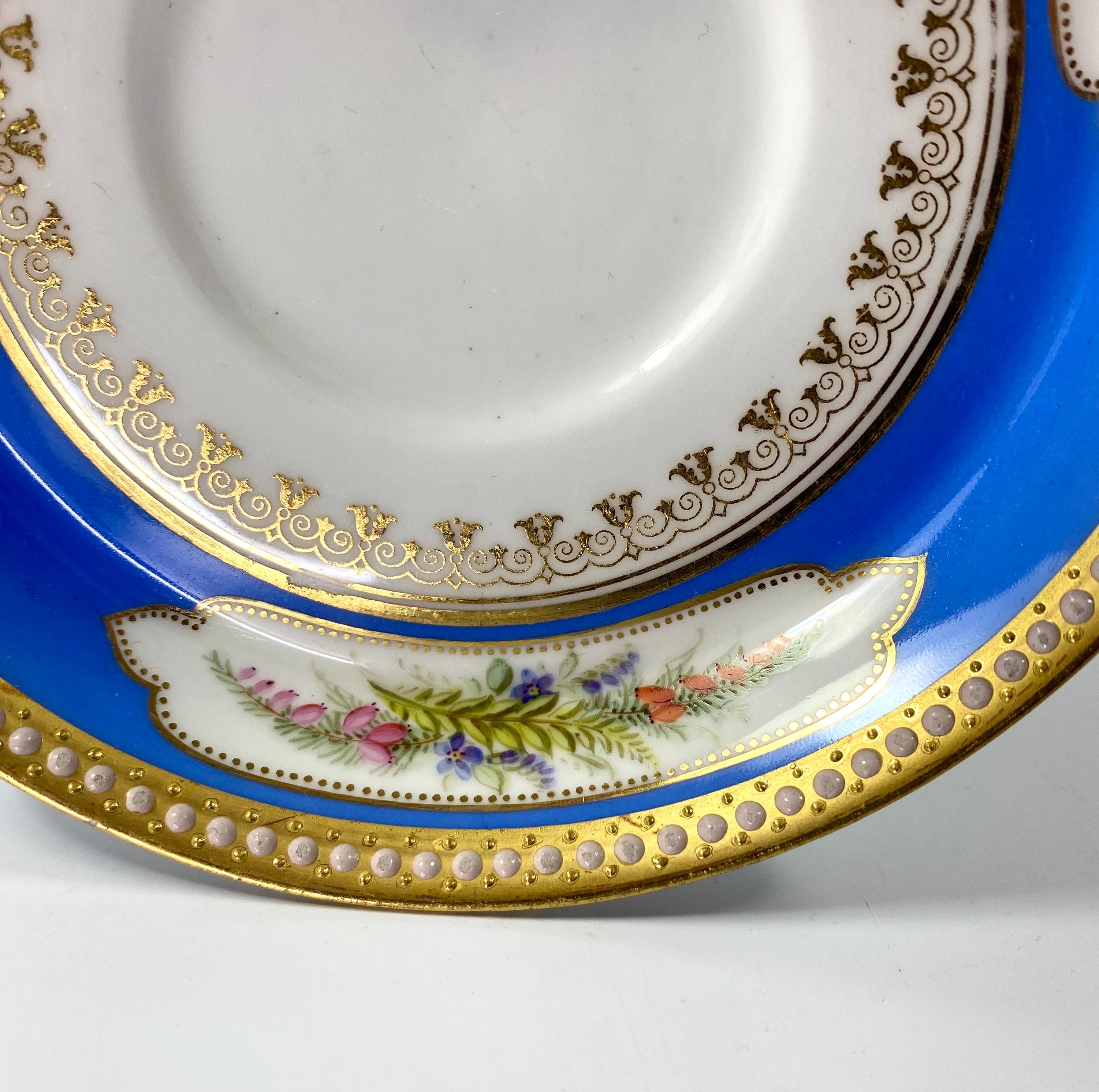 Royal Worcester ‘Jewelled’ Cup and Saucer, Dated 1876 5