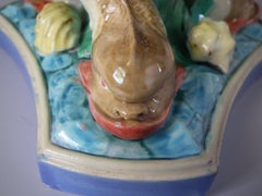 Royal Worcester Majolica Centrepiece Bowl