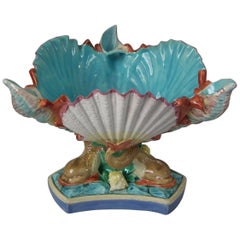 Royal Worcester Majolica Centrepiece Bowl