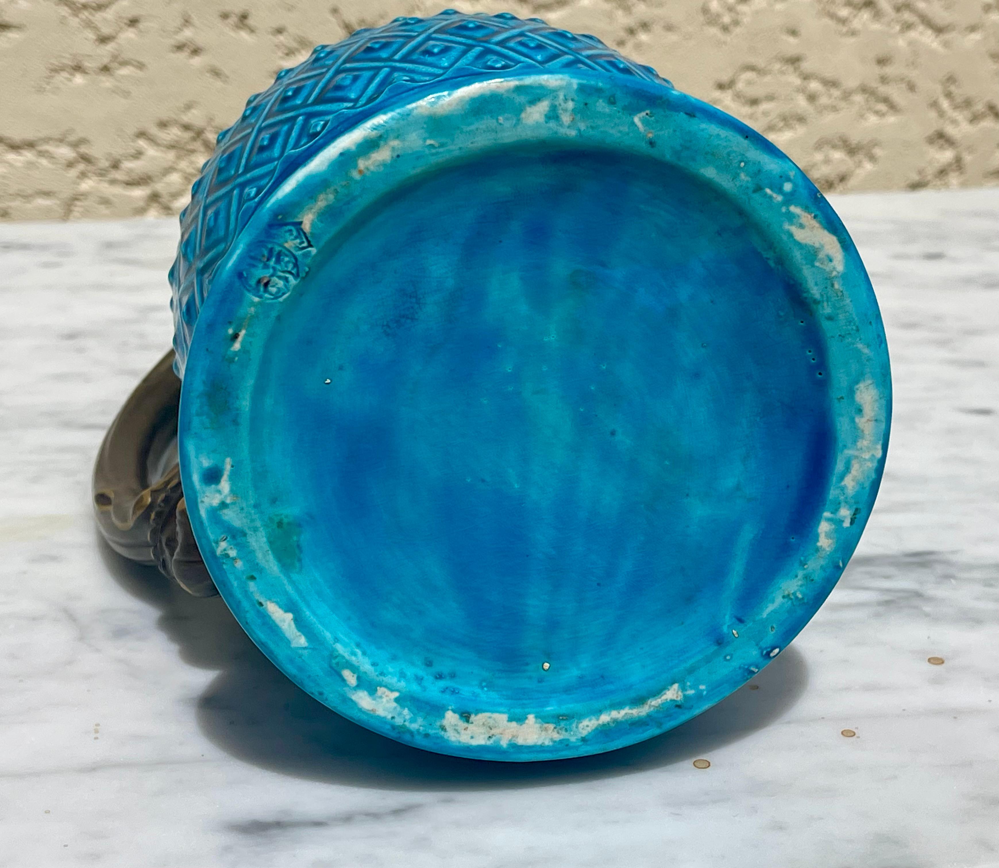 Pichet / cruche en majolique de Royal Worcester en vente 3