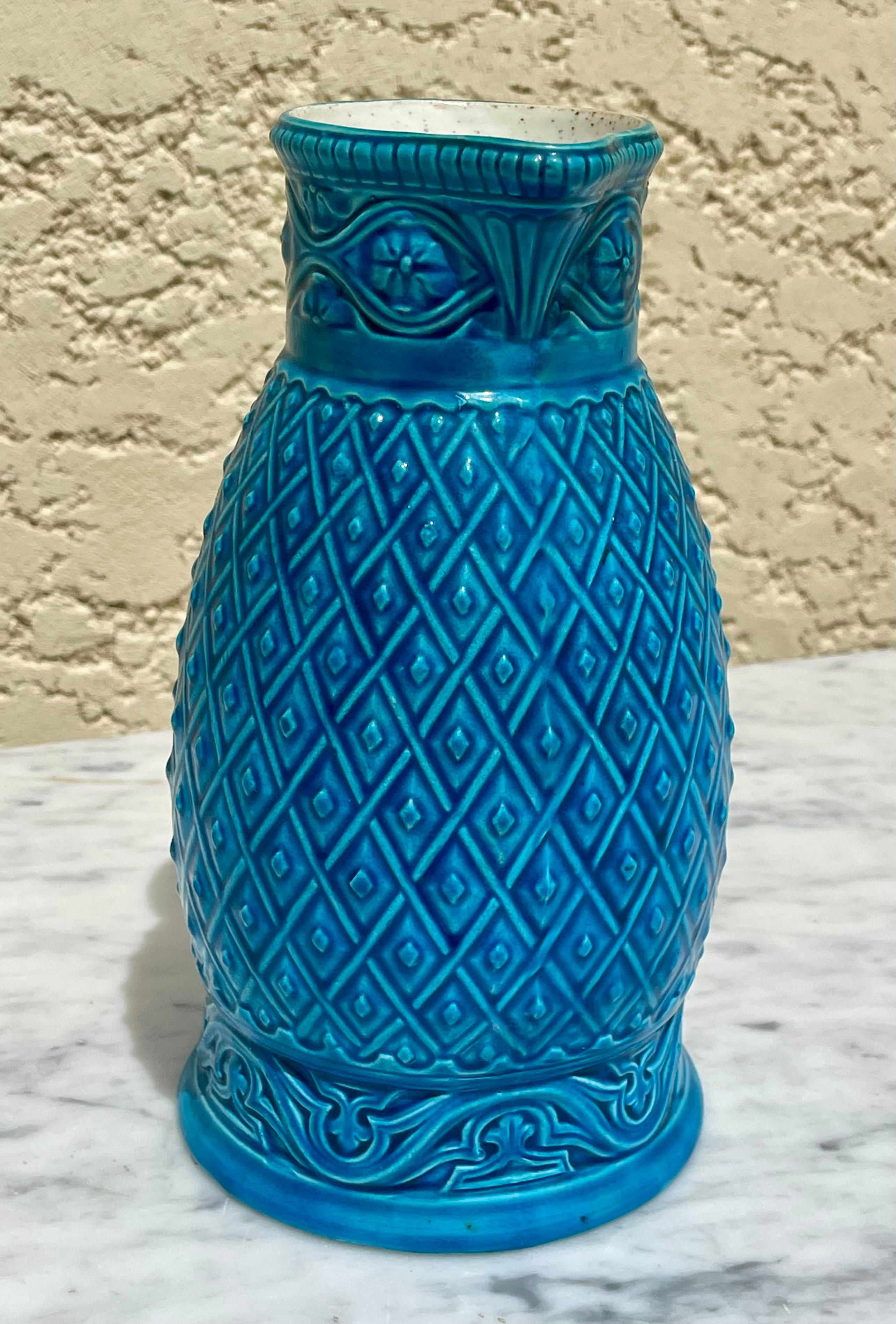 Anglais Pichet / cruche en majolique de Royal Worcester en vente