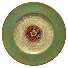Used Royal Worcester Plate Painted by Walter Austin