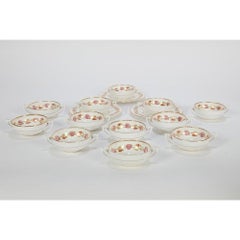 Royal Worcester Porcelain 112 Pc Dinner Service for 12 in the Montpelier Pattern