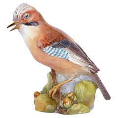 Antique Royal Worcester Porcelain Bird Model 