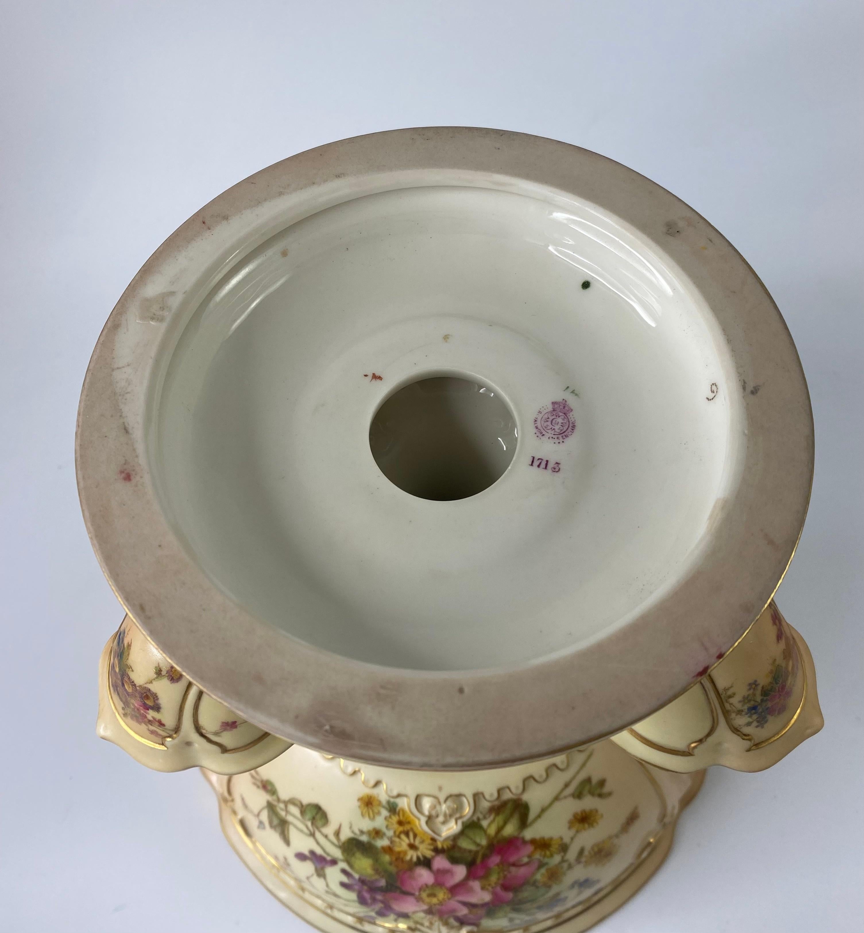 Royal Worcester Porcelain ‘Flower Bowl’, Dated 1912 6