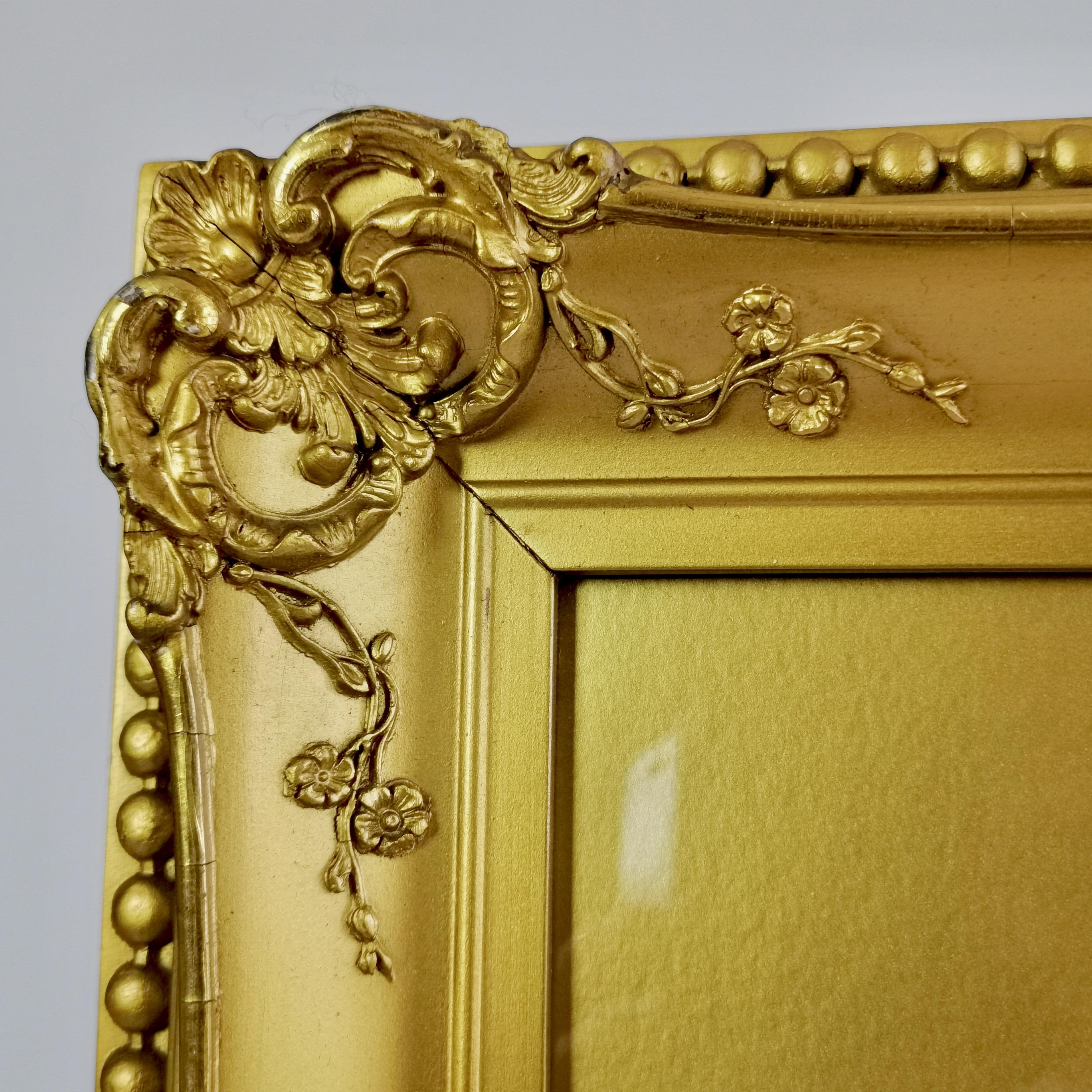 Royal Worcester Porcelain Plaque, Flowers and Fruits by Copson, 1880 at