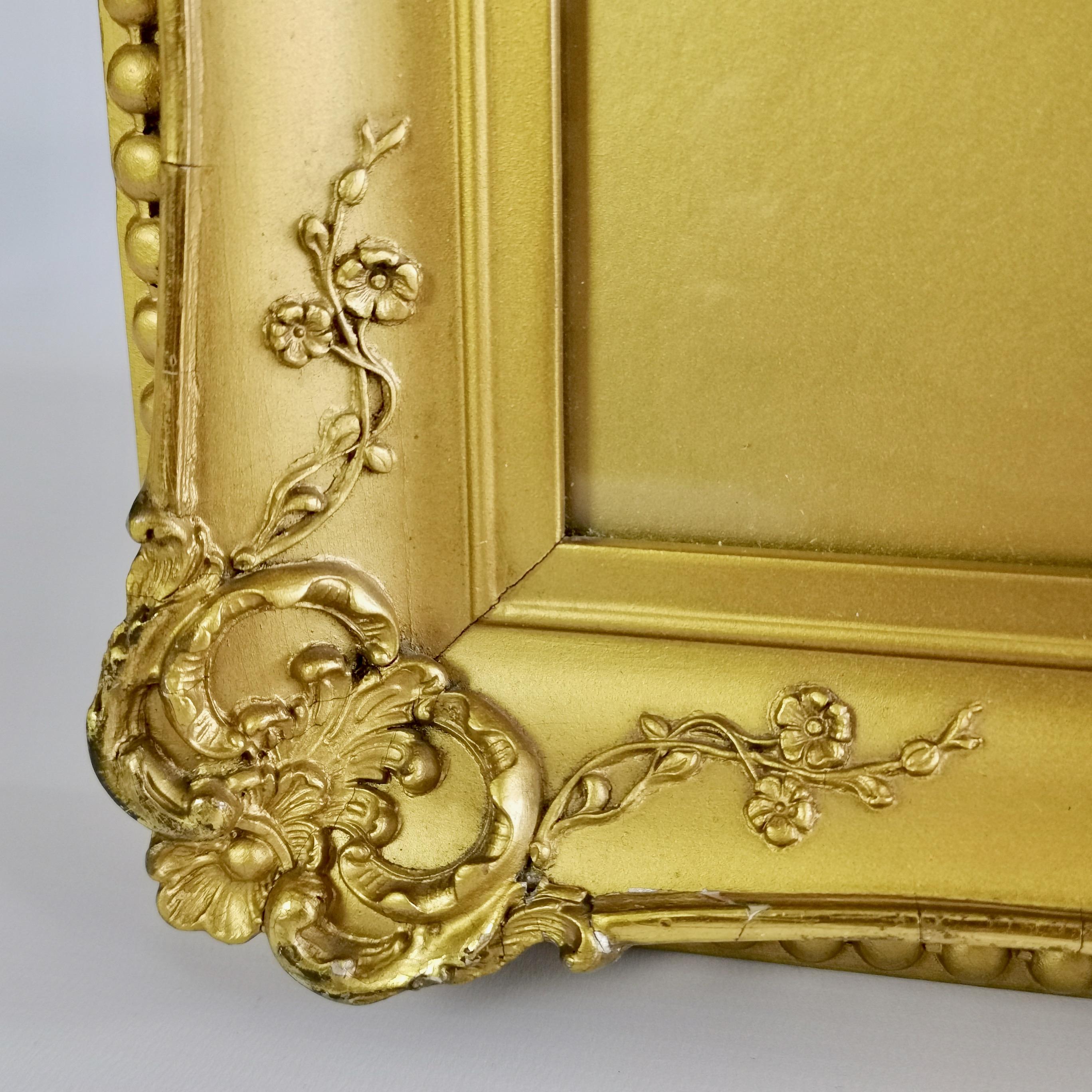 Royal Worcester Porcelain Plaque, Flowers and Fruits by Copson, 1880 at