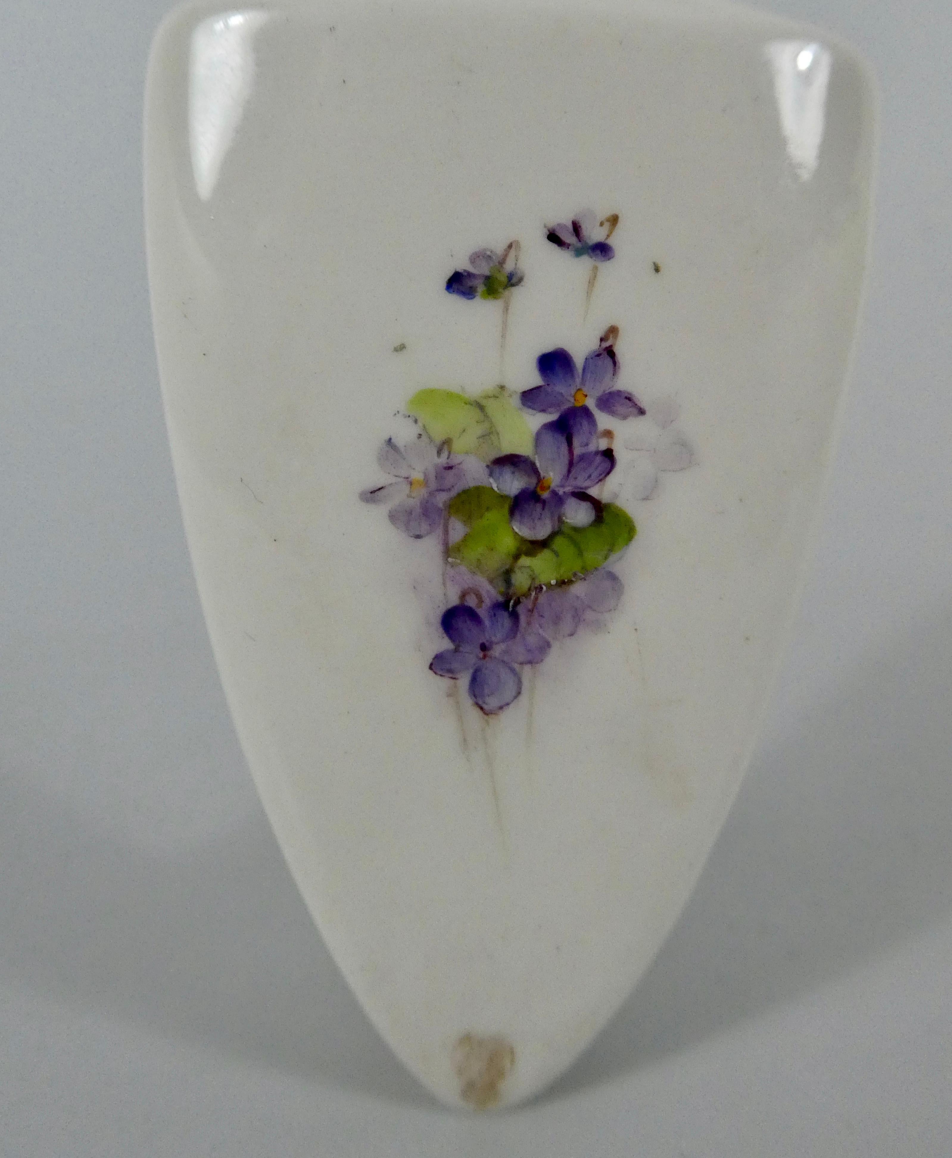 Fired Royal Worcester Porcelain Scent Bottle, Painted by W.H. Austin, circa 1915