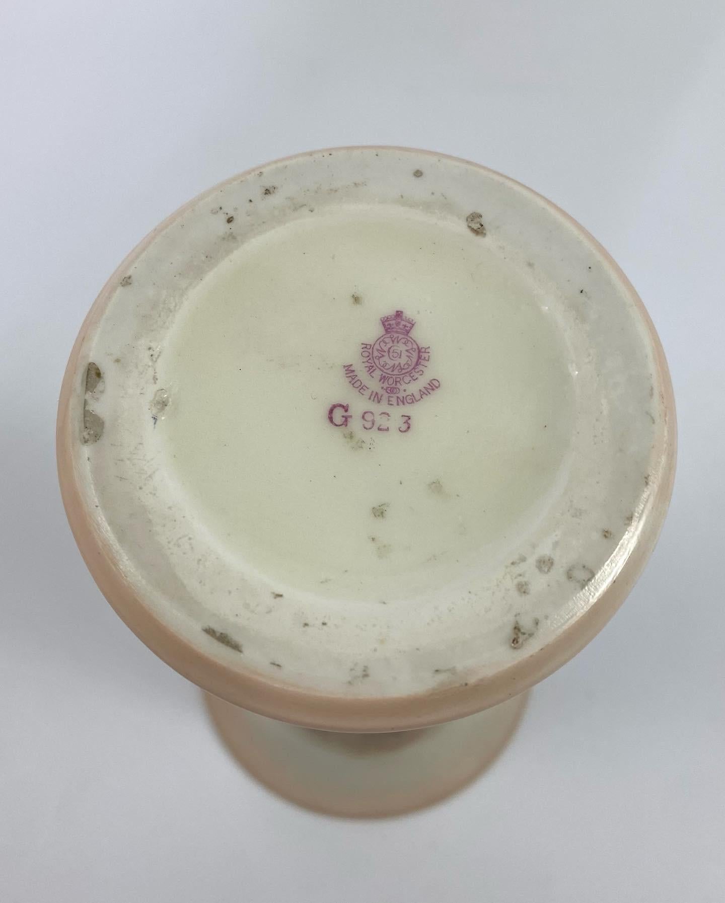 Royal Worcester Porcelain Vase, Pheasants, James Stinton, D. 1934 2