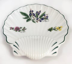 Royal Worcester Porcelain Wild Thyme Sage Plates Pair, England