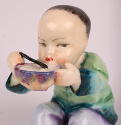 Figure en porcelaine rare de Royal Worcester par Freda G Doughty