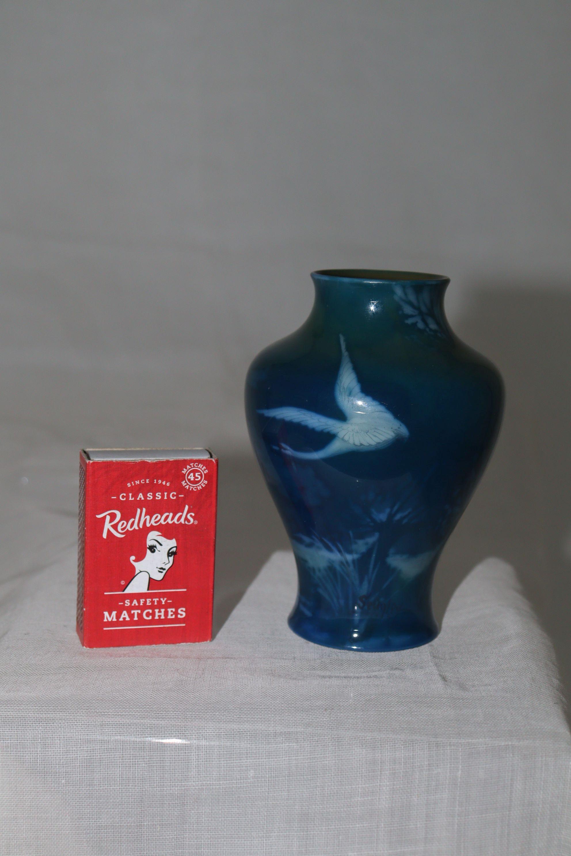 Edwardian Royal Worcester Sabrina ware vase painted by Walter Sedgley For Sale