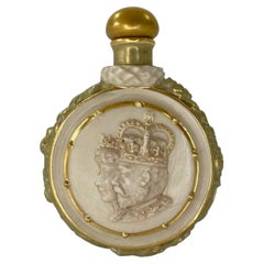 Royal Worcester-Duftflasche, George v. Coronation, 1911