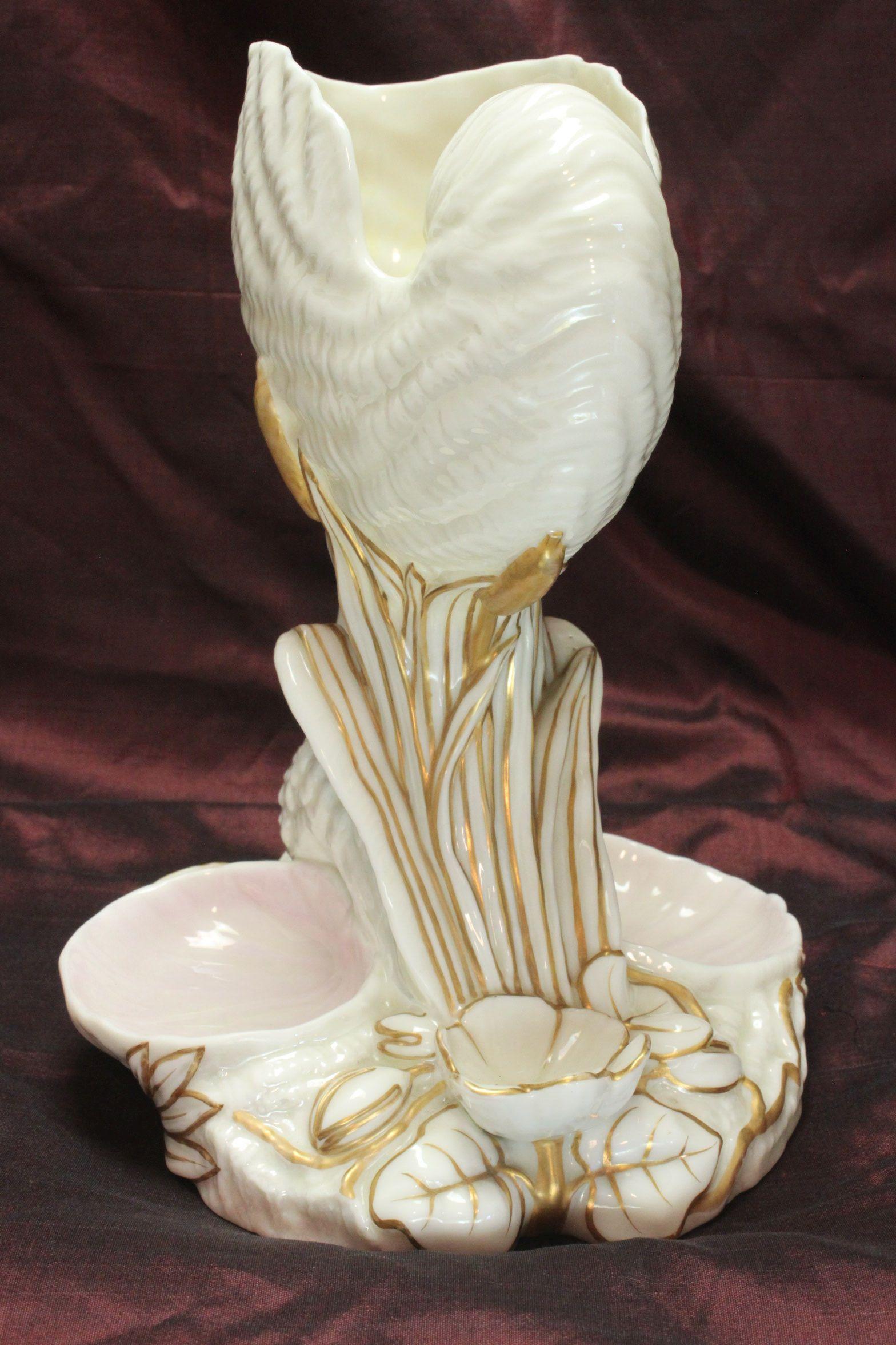 nautilus shell vase