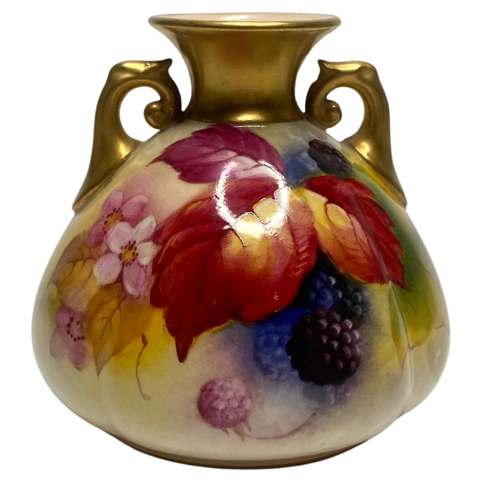 Royal Worcester vase, Kitty Blake, d. 1931. For Sale