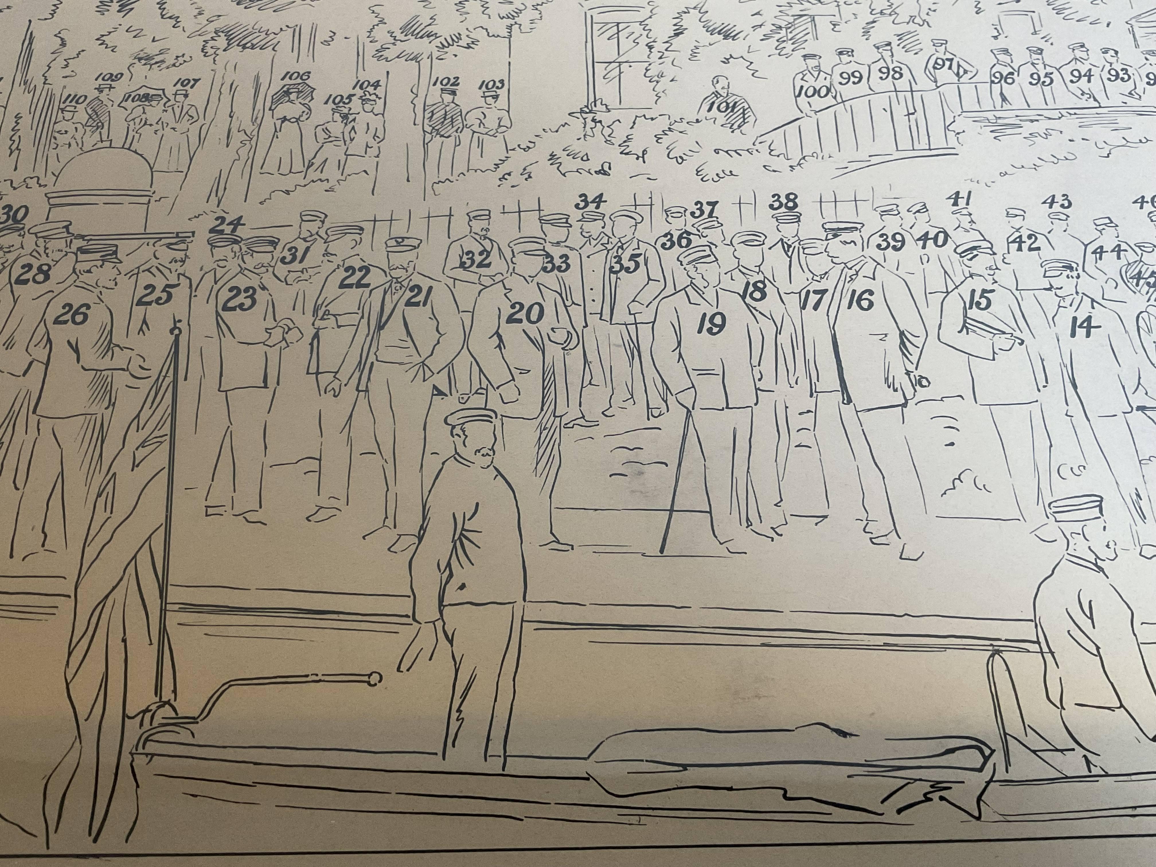 Royal Yacht Squadron Yachtsmen Litho For Sale 6