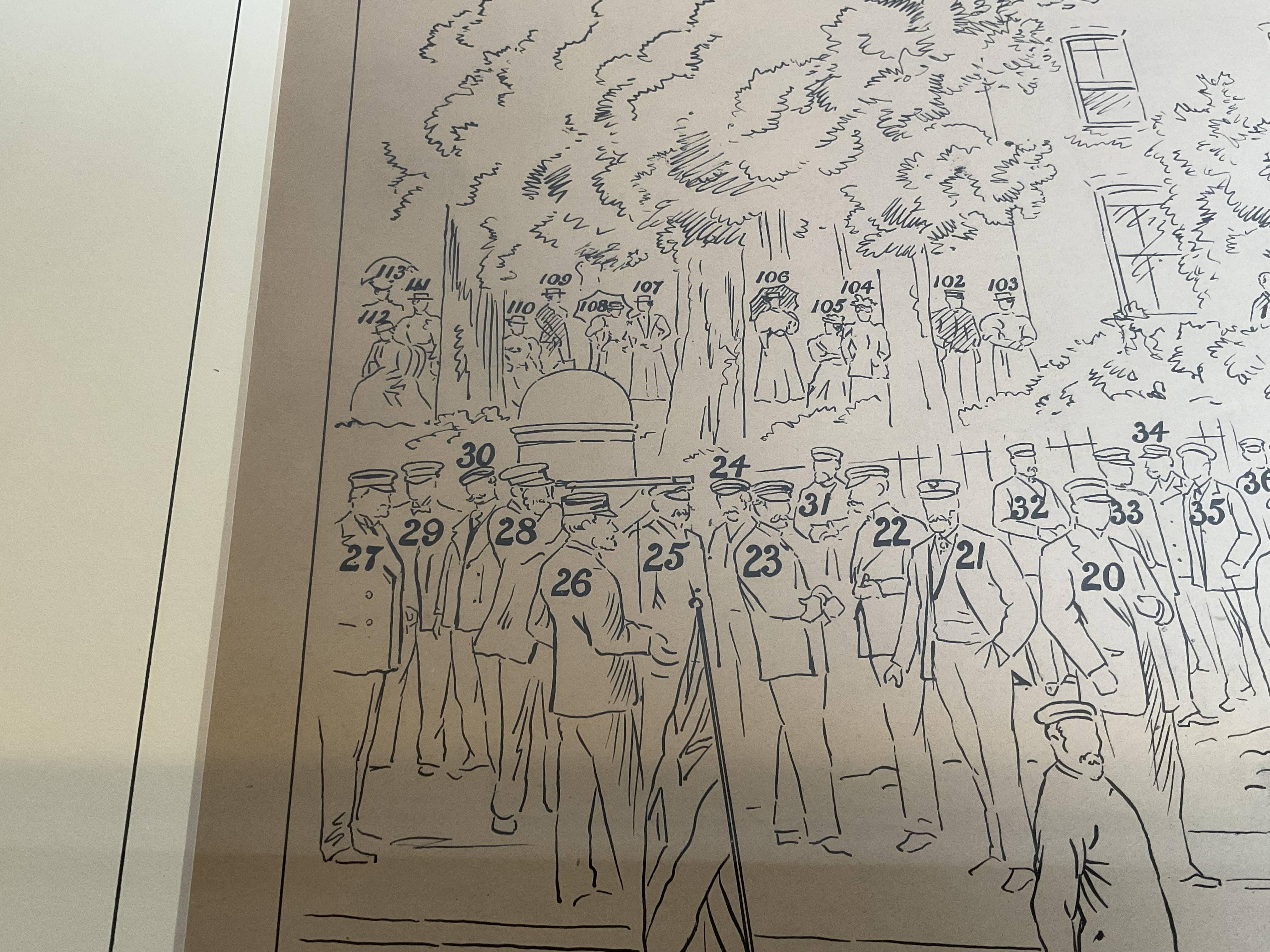 Royal Yacht Squadron Yachtsmen Litho For Sale 7