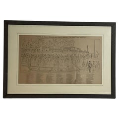 Royal Yacht Squadron Yachtsmen Litho