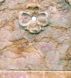 Royal Yellow Marble Fountain, Two Lions, Early 20th Century