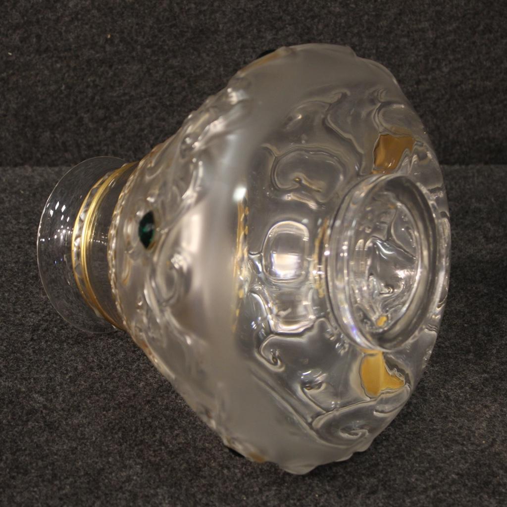 Royales De Champagne 20th Century Crystal French Vase, 1980 5