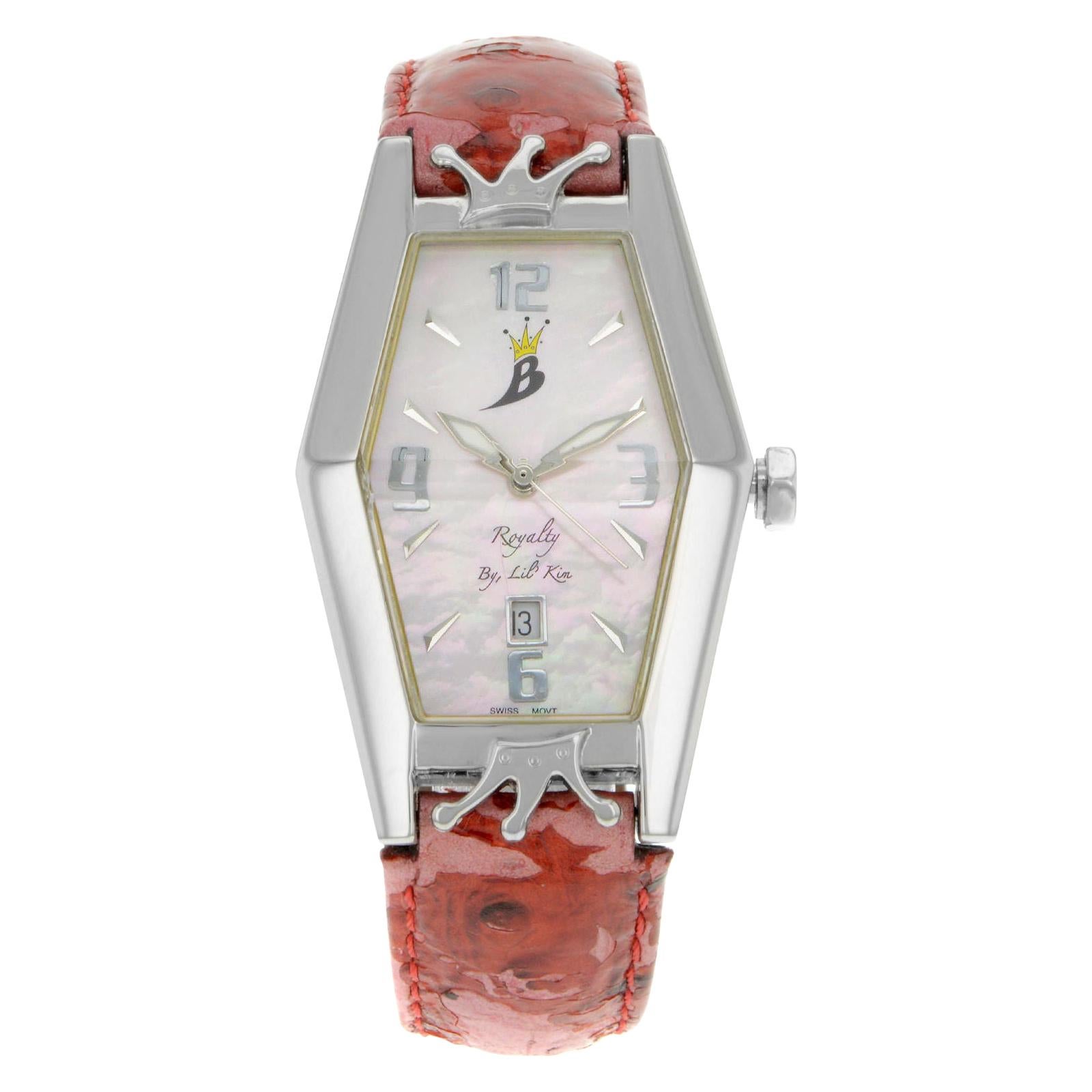Jensen Ladies Stainless Steel 327 Vivianna Quartz Bangle Bracelet Watch at 1stDibs