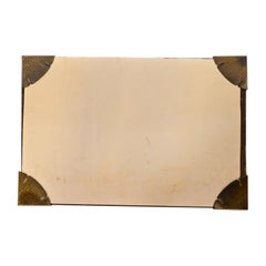 Roycroft Arts & Crafts Blotter Corners With Desk Blotter, Circa 1920s