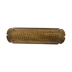 Roycroft Arts & Crafts Brass Finished Hammered Copper Pen Tray, 1920s