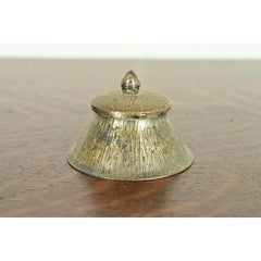 Encrier Roycroft Arts & Crafts en laiton sur cuivre, vers les années 1920 CIRCA
