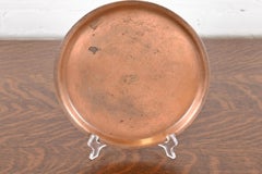 Roycroft Arts & Crafts Copper Charger Plate or Tray, Circa 1900