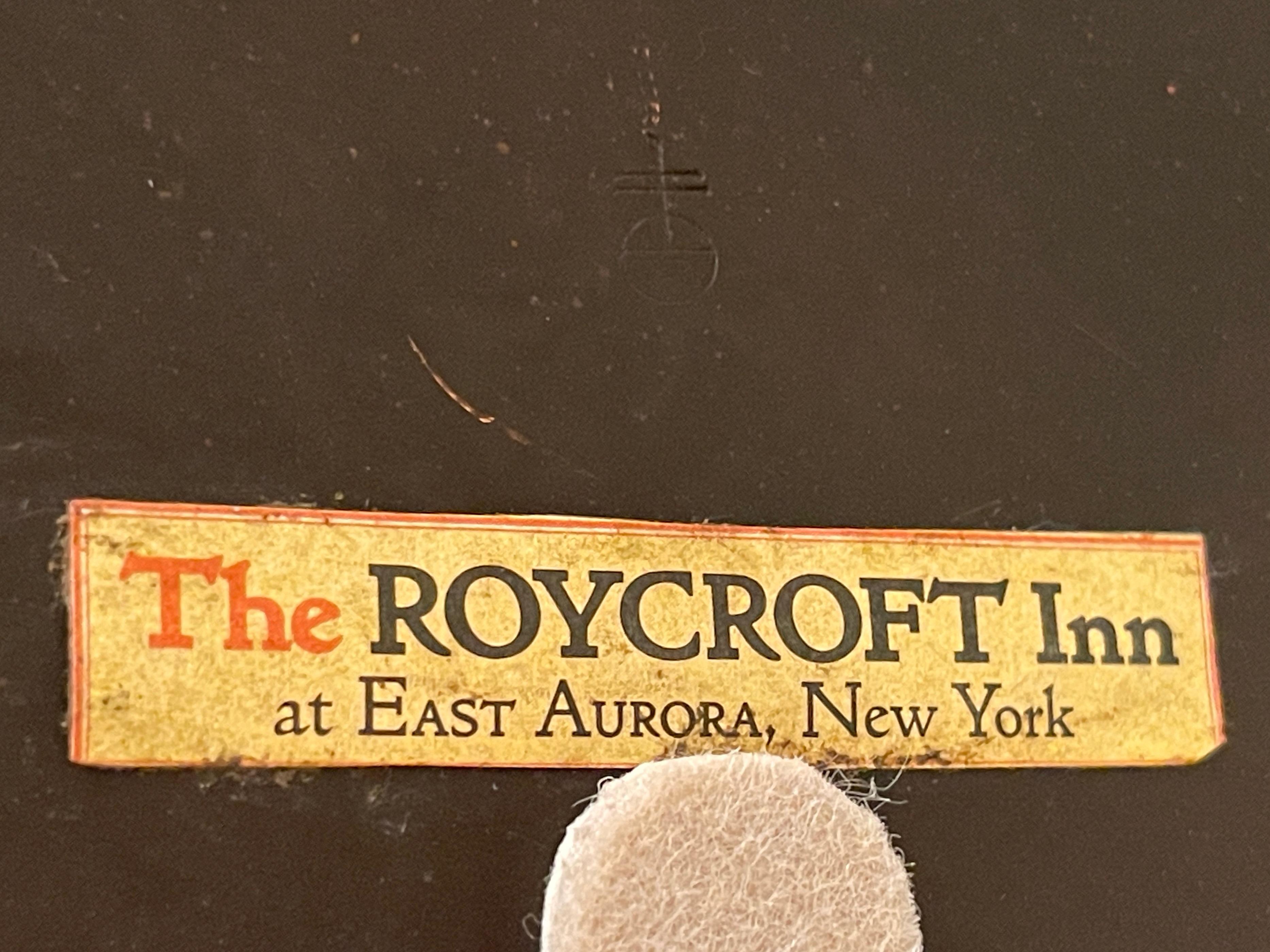 Boîte de table Roycroft Arts & Crafts en cuivre, provenant du Roycroft Inn at East Aurora NY en vente 2