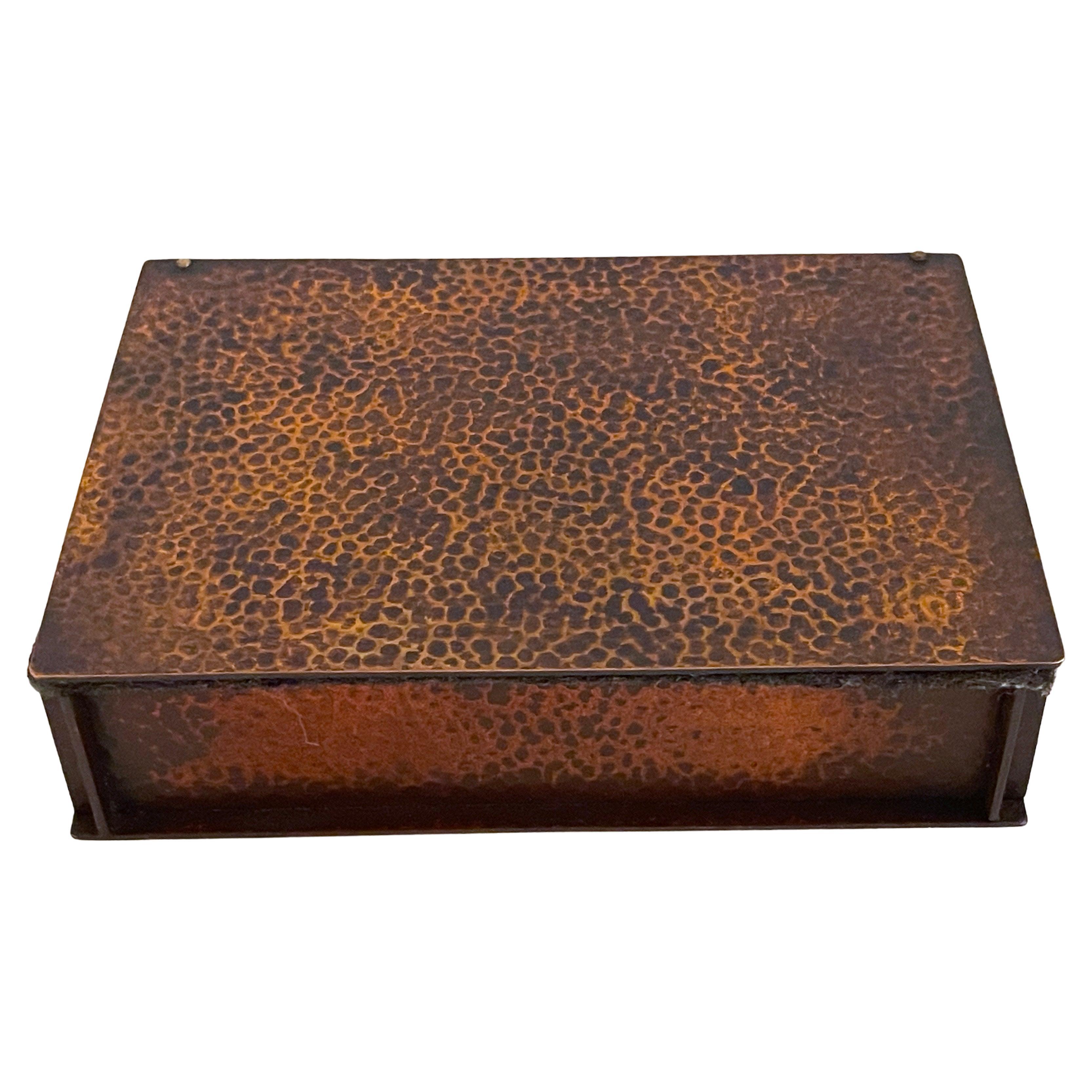 Roycroft Arts & Crafts Copper Table Box, from The Roycroft Inn at East Aurora NY