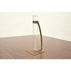 Roycroft Arts & Crafts Hammered Brass Over Copper Bud Vase, Circa 1920s