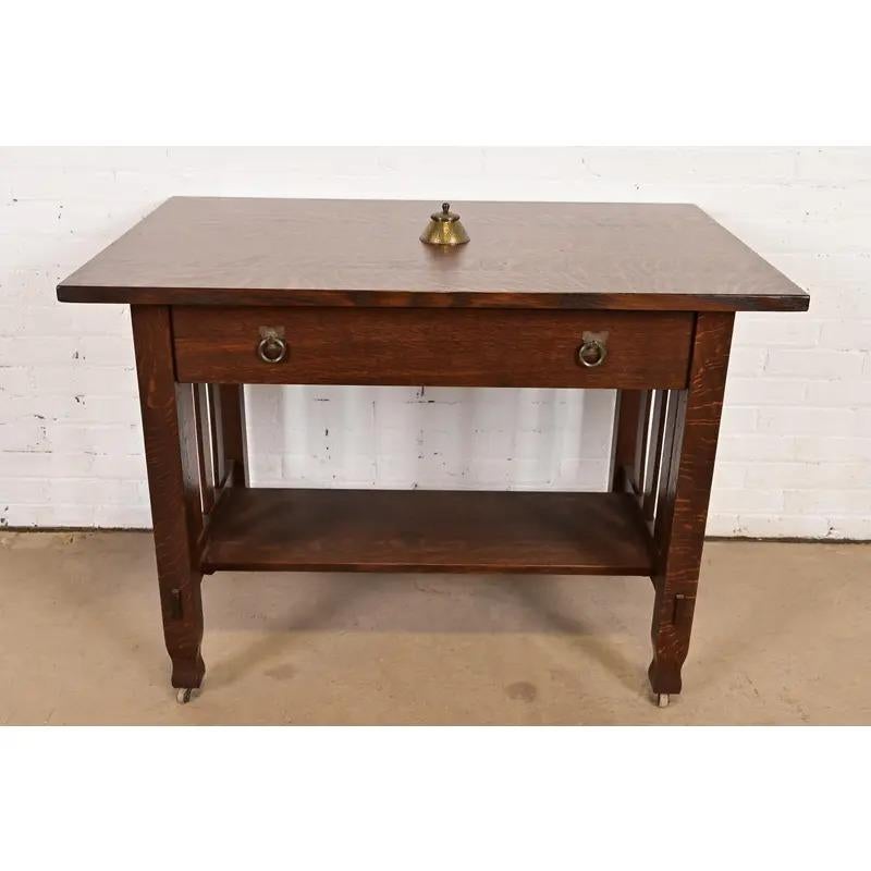 Roycroft Arts & Crafts Hammered Brass Over Copper Inkwell, Circa 1920s For Sale 4