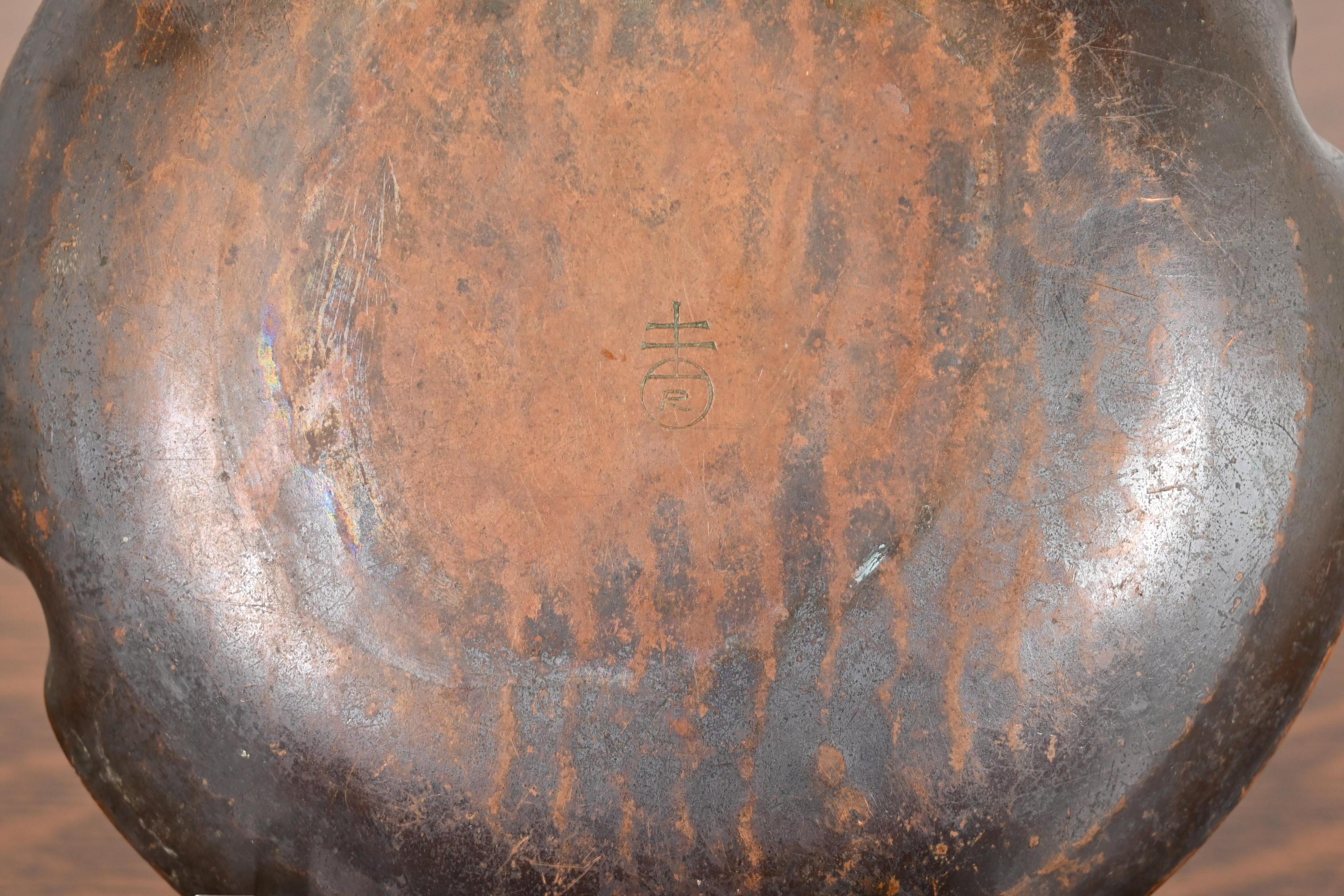 Cenicero de cobre martillado Roycroft Arts & Crafts en venta 3