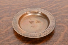 Roycroft Arts & Crafts Hammered Copper Ashtray or Catchall