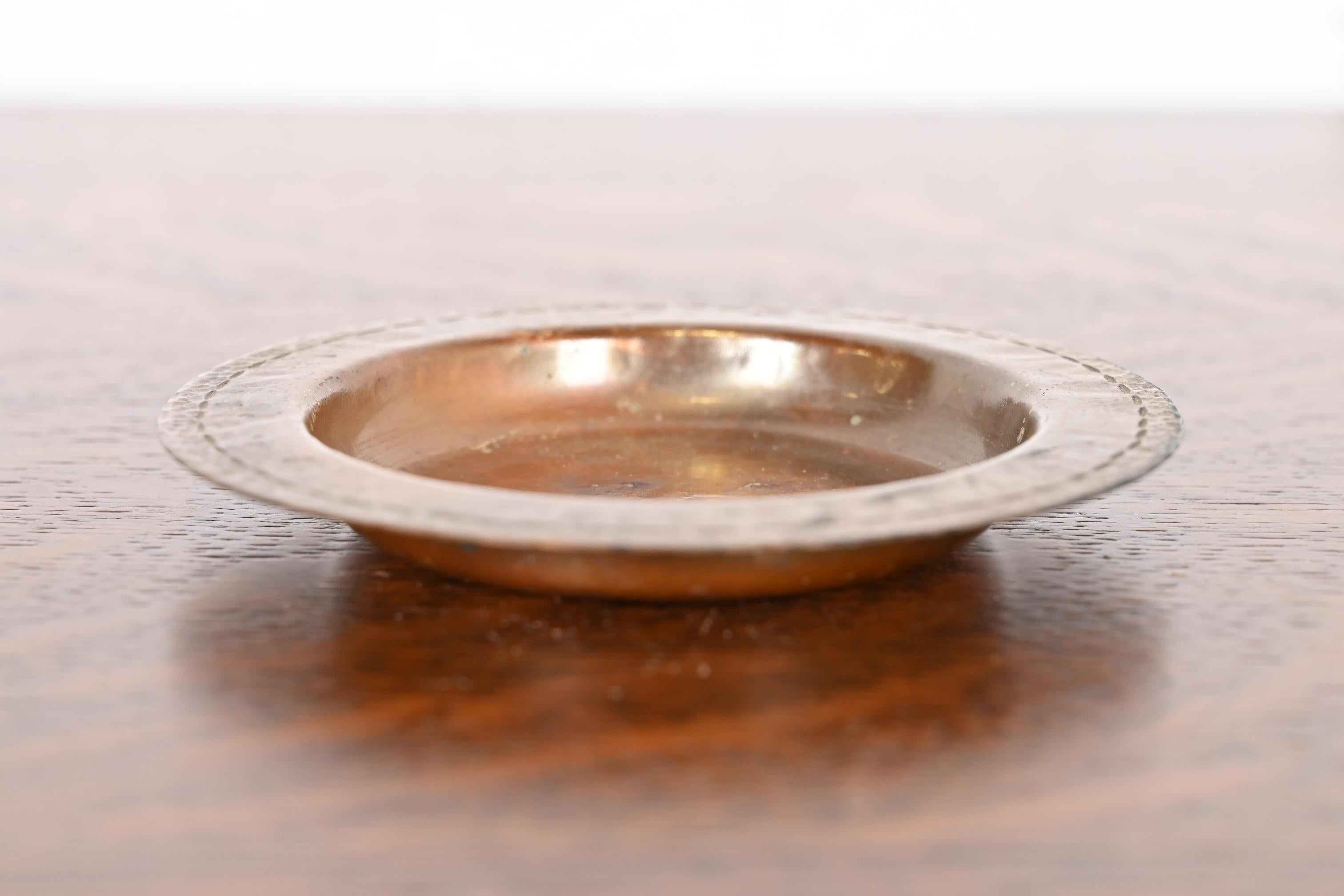 Cenicero de cobre martillado Roycroft Arts & Crafts Artes y manualidades en venta