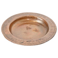 Roycroft Arts & Crafts Hammered Copper Ashtray or Catchall
