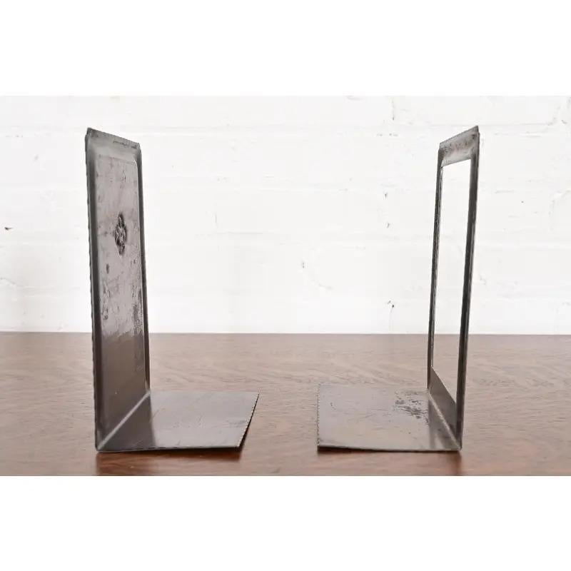 Roycroft Arts & Crafts Gehämmerte Kupfer Buchstützen, CIRCA 1920s im Angebot 2