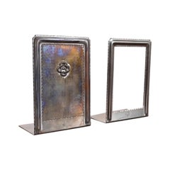 Serre-livres en cuivre martelé de Roycroft Arts & Crafts, vers 1920