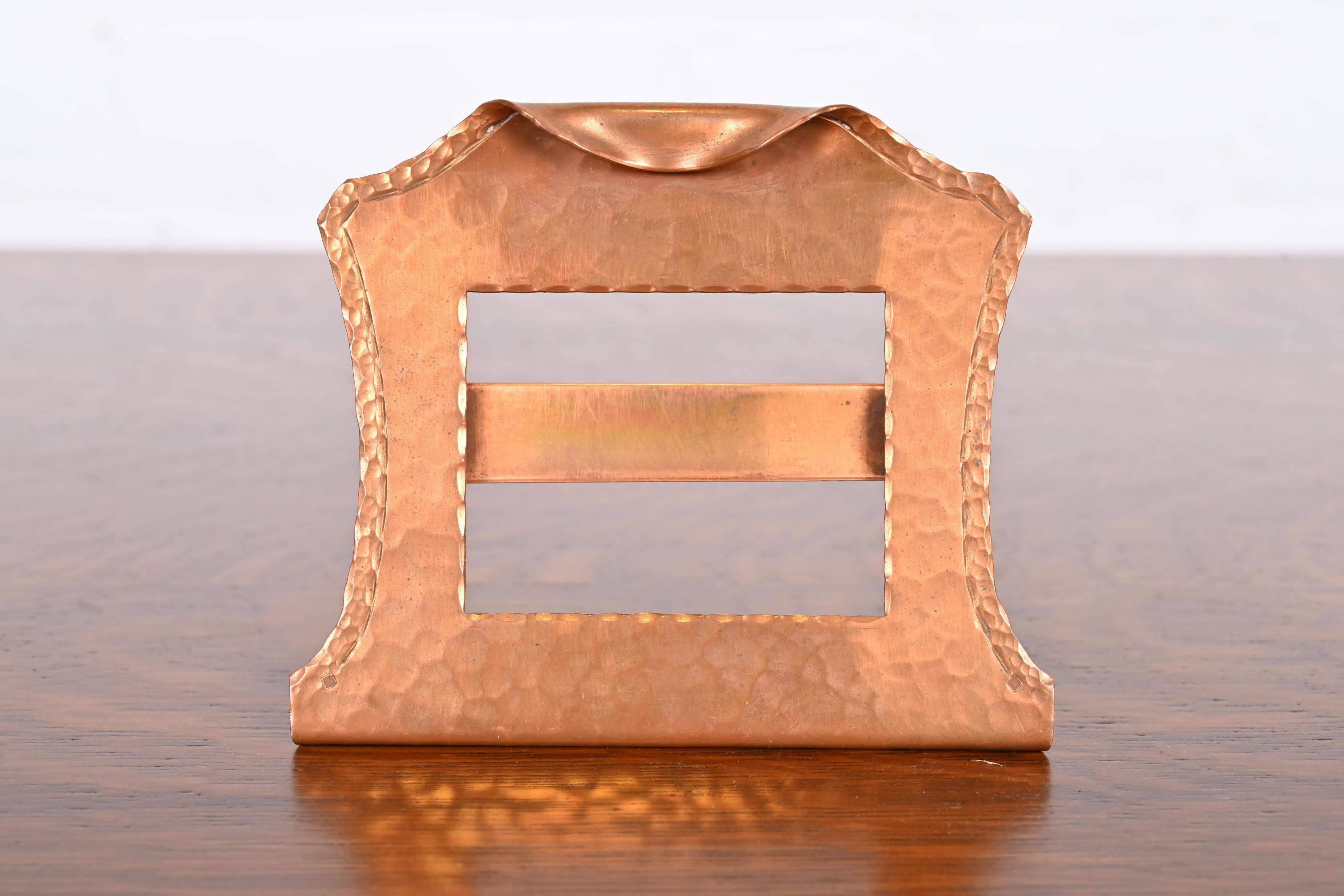hammered copper picture frame