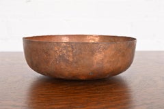 Roycroft Arts & Crafts Hammered Copper Large Bowl