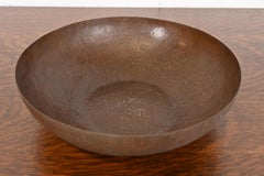 Roycroft Arts & Crafts Hammered Copper Large Bowl