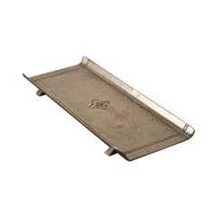 Roycroft Arts & Crafts Hammered Copper Quatrefoil Pen Tray