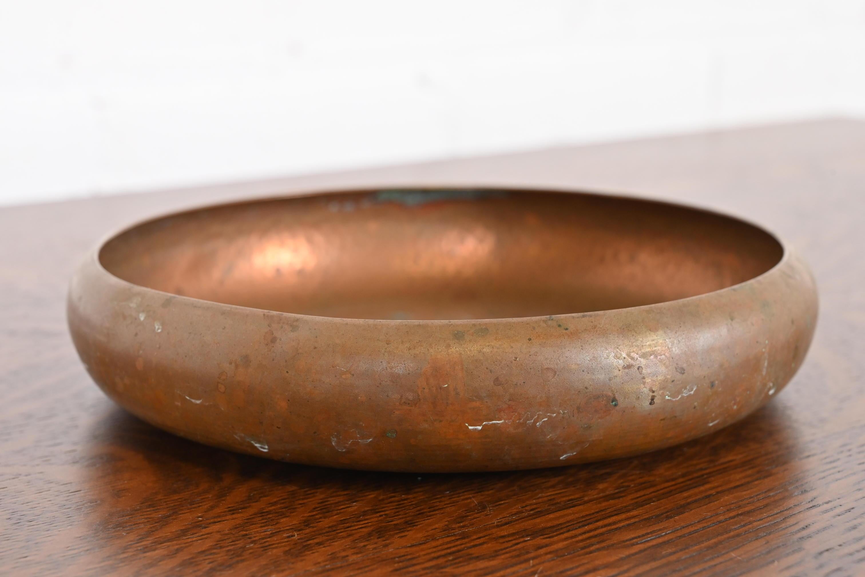 Cuenco Trébol de Cobre Martillado Roycroft Arts & Crafts Artes y manualidades