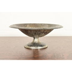 Roycroft Arts & Crafts Silver Finished Copper Footed Centerpiece Bowl