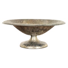 Roycroft Arts & Crafts Silver Finished Copper Footed Centerpiece Bowl