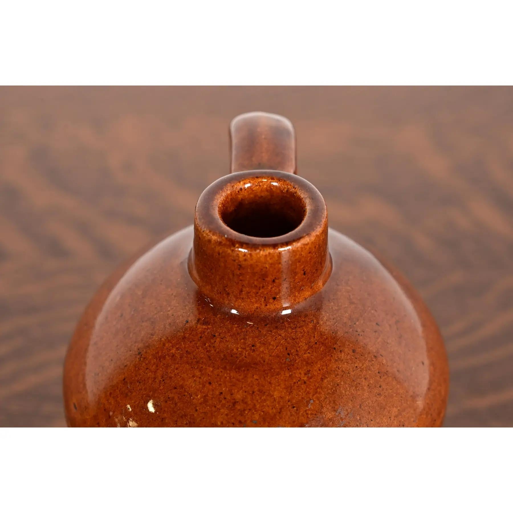 Cruche en céramique émaillée Arts & Crafts Antique Roycroft Pottery, Circa 1920s en vente 1