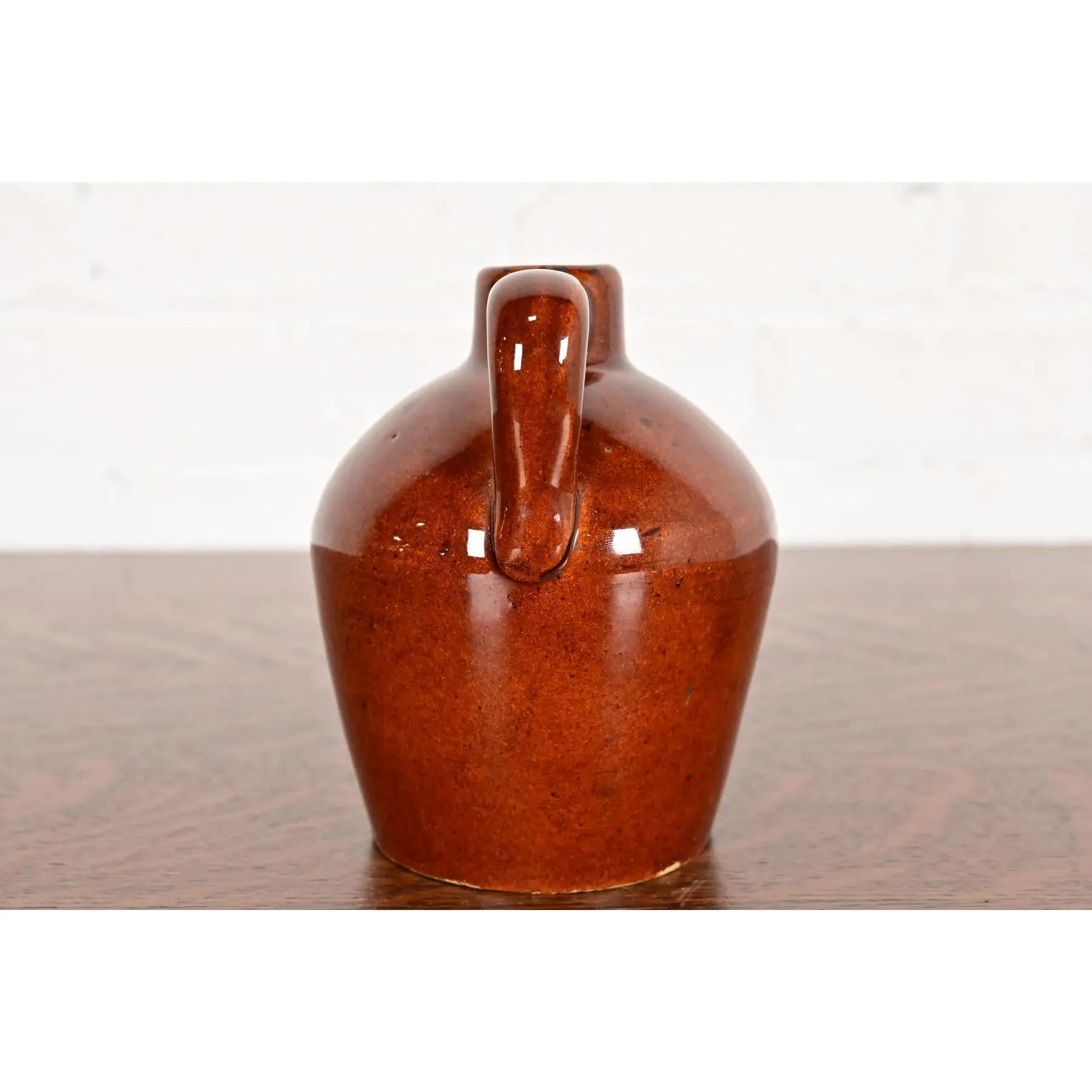 Cruche en céramique émaillée Arts & Crafts Antique Roycroft Pottery, Circa 1920s en vente 2