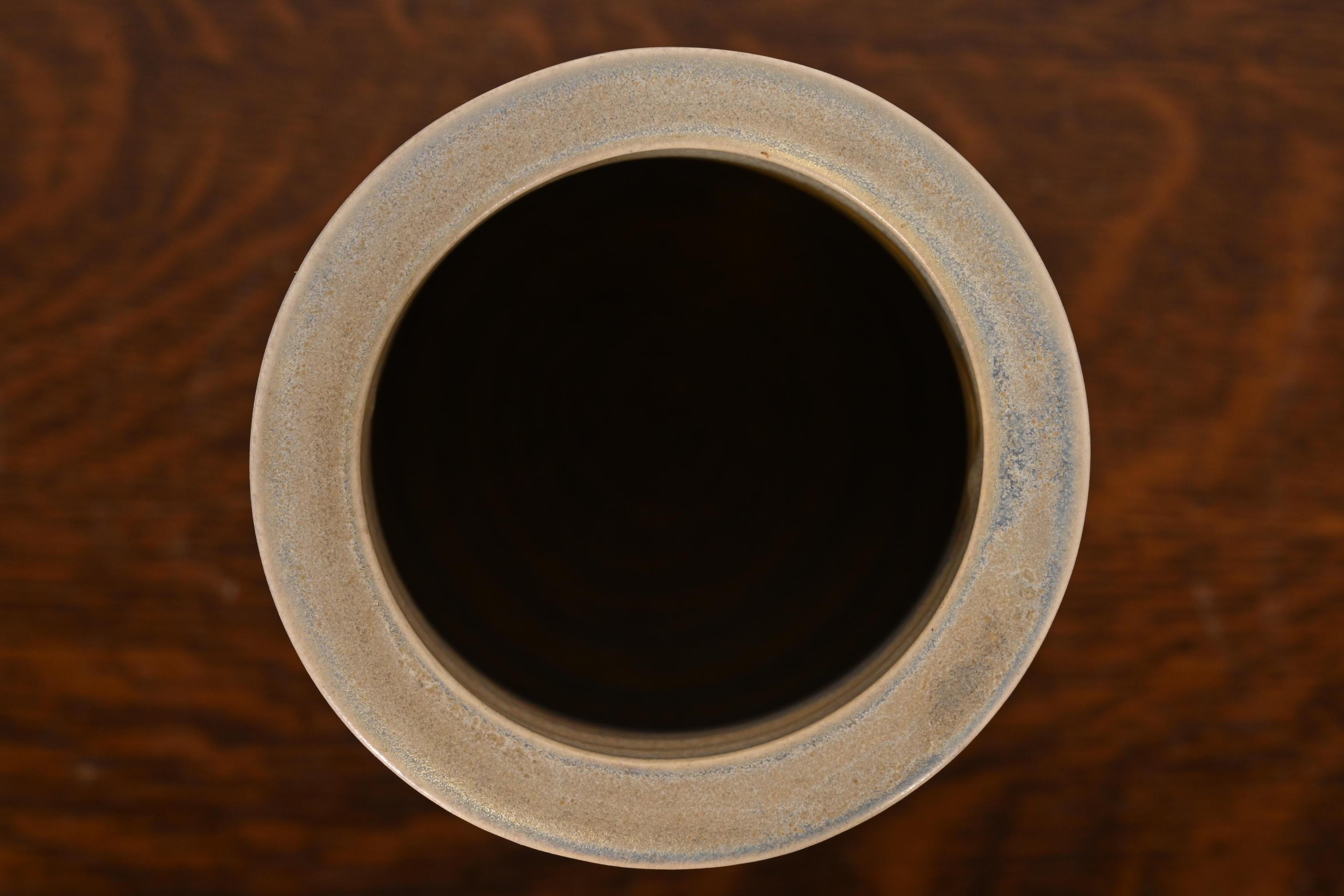 XX secolo Vaso in ceramica smaltata Roycroft Pottery Arts & Crafts in vendita